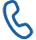 Blue phone link icon on green.