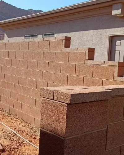 block wall